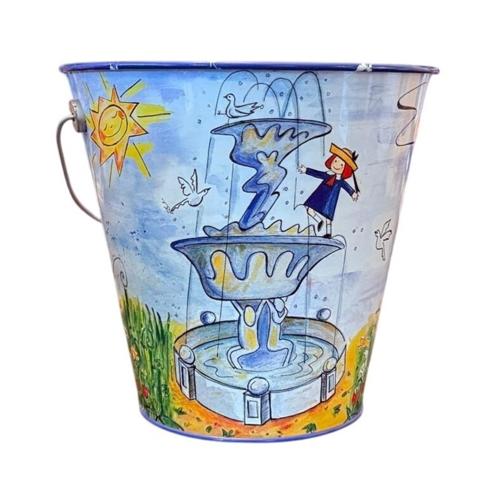 Madeline Tin Bucket Decorative‎ Pail Schylling 2000